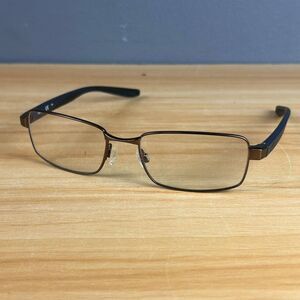 Nike 8175 Unisex Eyeglass Blue Metal Rectangular Full Rim 140 Frames Only